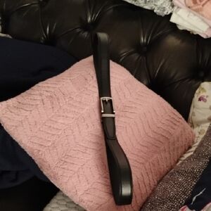 Elegant Black Leather Women's Bag